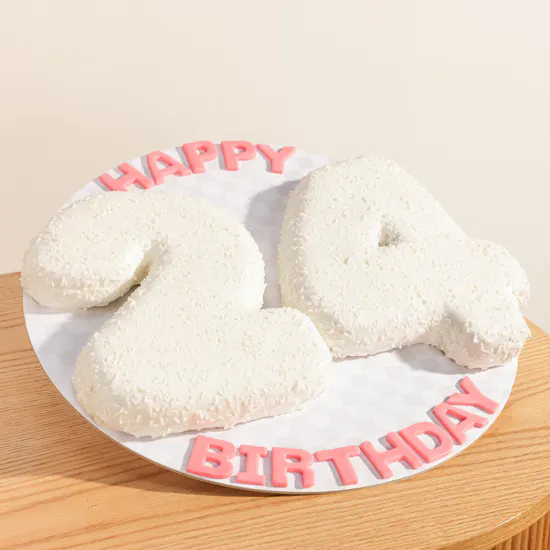 DOH! Happy Birthday Numbers Cake