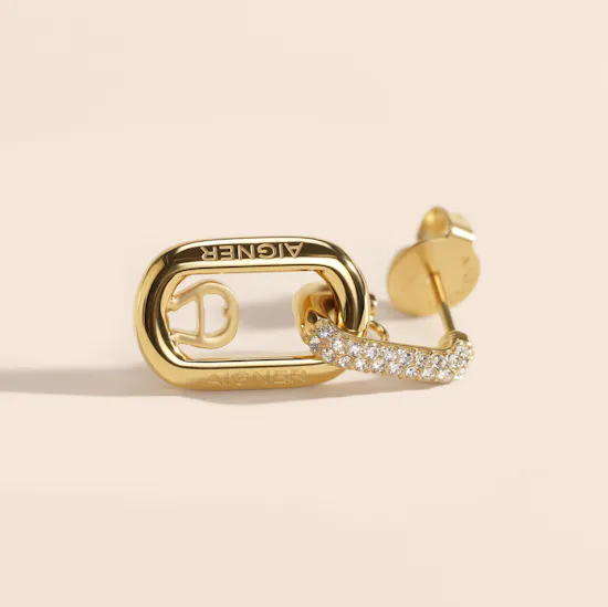 Aigner Mila Gold Tone Women's Earrings