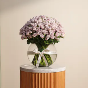 Cute Purple Baby Rose Vase 