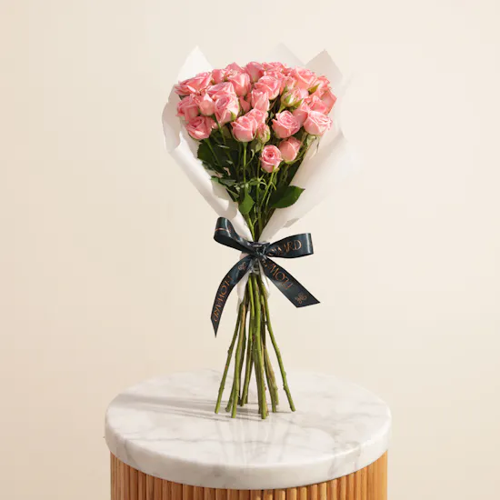Soft Blush Flower Bouquet