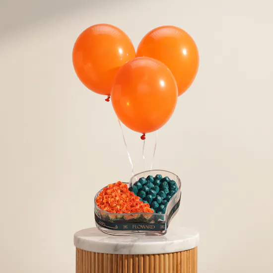 Floward Chocolates and Flowers Heartful Celebration