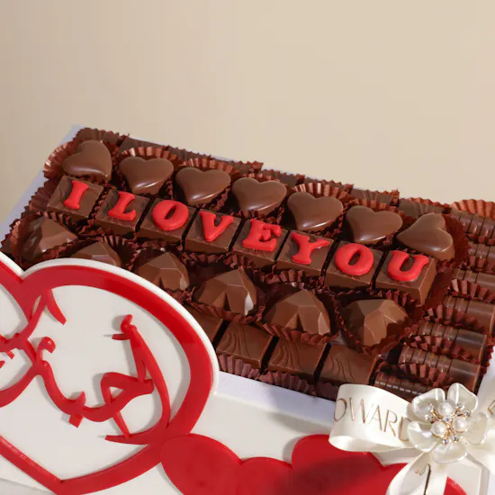 Floward Charming I Love You Chocolate Tray