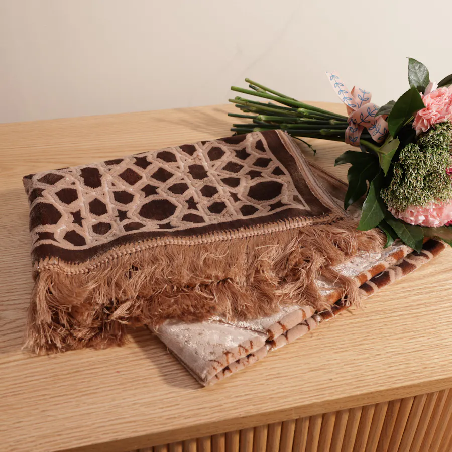 Quffah Pray Mat | Pink Carnation 2