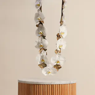 White Orchid Necklace White Orchid Necklace