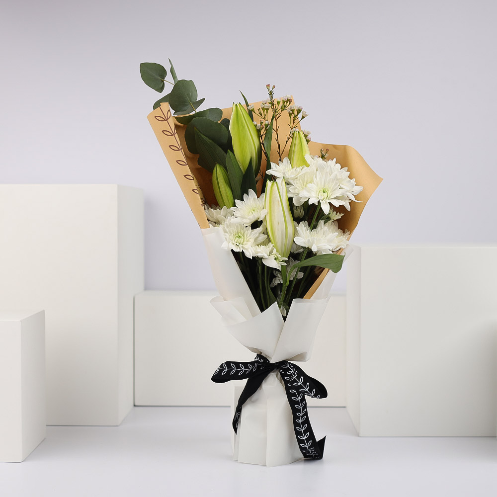 Elegant White | Flower Bouquet
