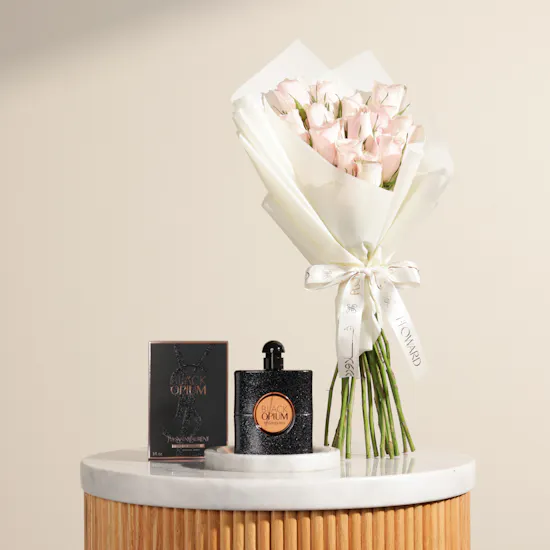 Yves Saint Laurent Black Opium EDP For Women | Whispering Blush Flowers