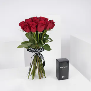 25 Red Roses | Dior Sauvage EDT