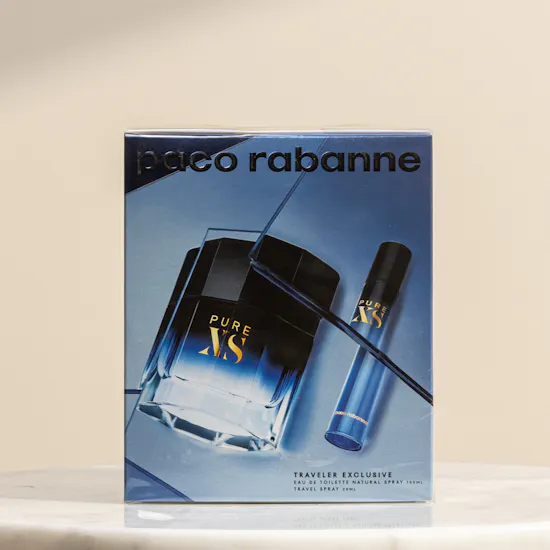 مجموعة عطر بيور اكس اس او دو تواليت للرجال من باكو ربان