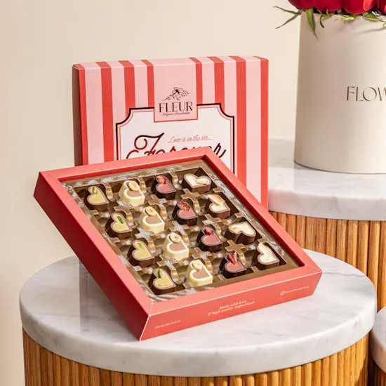 JBL Go4 Bluetooth Portable Speaker | Fleur Hearts Chocolate Box and Red Roses Box