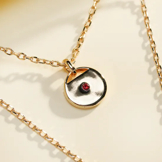 Swarovski Ginger Layered Pendant