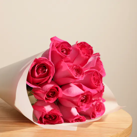 Alluring Roses Bouquet | 12 Flowers