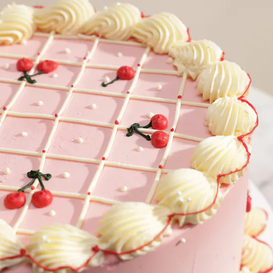 Floward Cherry Sweetheart Cake