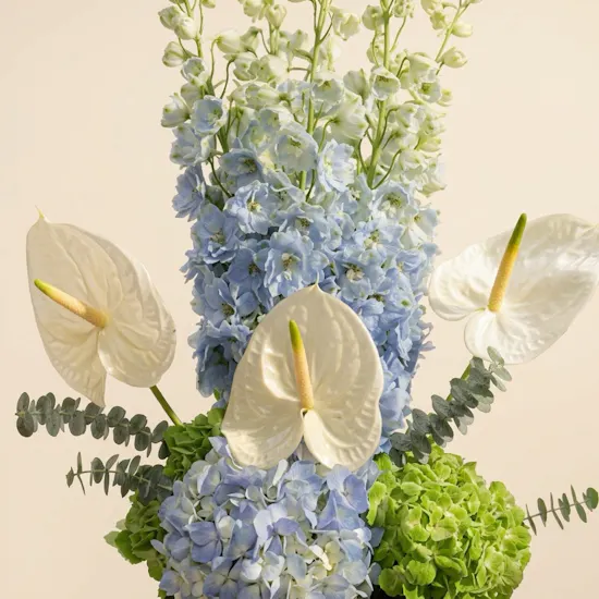 Emerald Grace Flowers Vase