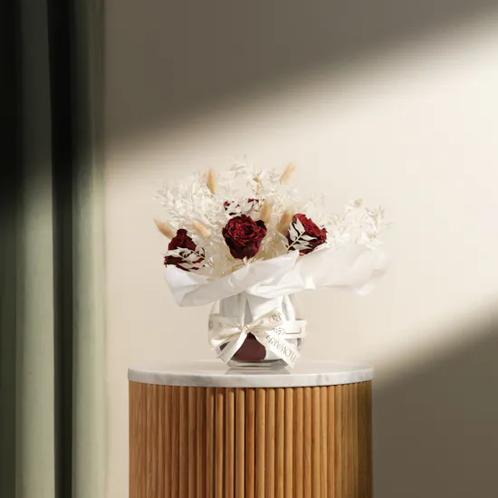 Velvet Rose Elegance Vase