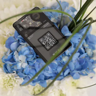 Gadget Zone Rolling Square Air Card | Floral Cloud