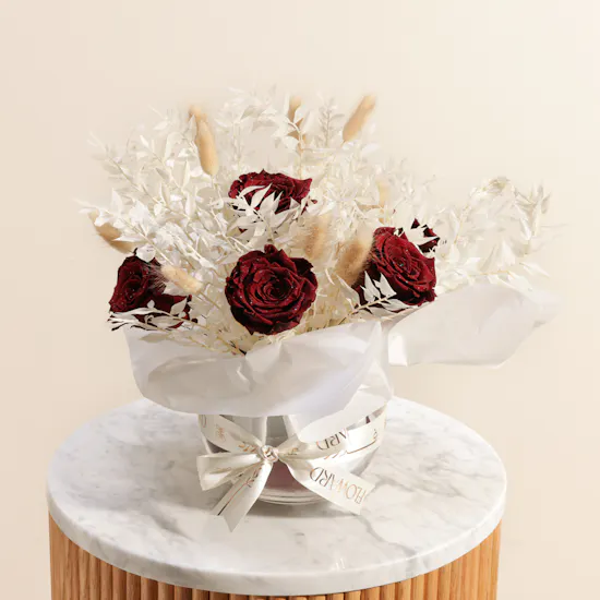 Velvet Rose Elegance Vase