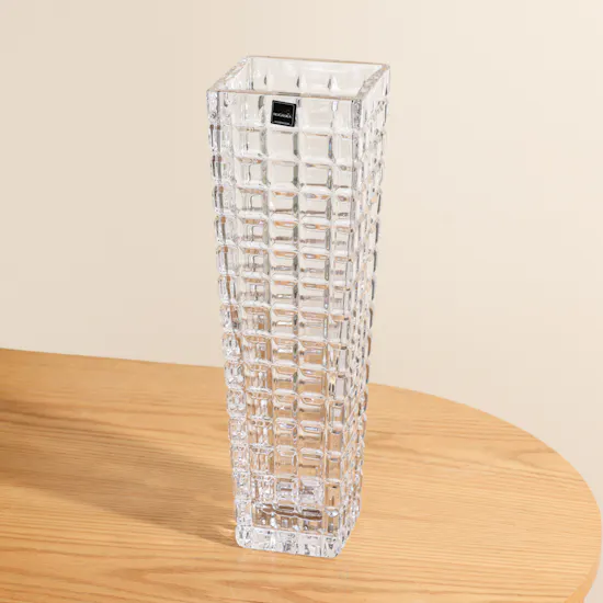 Rogaska Atrium Square Crystal Vase