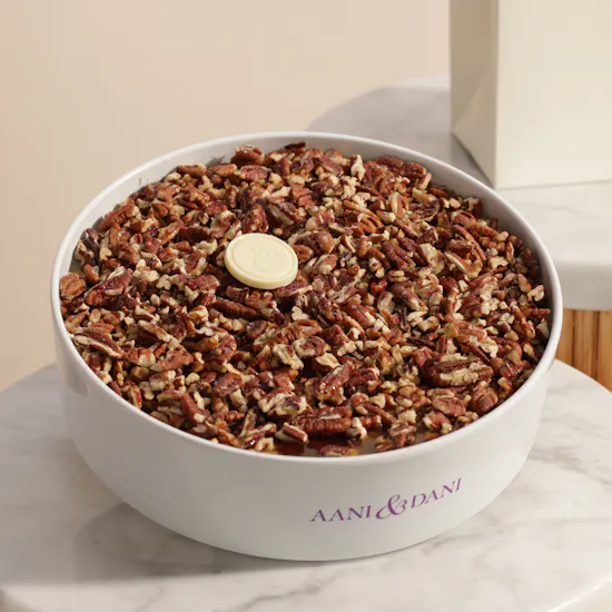 Aani & Dani Trifle Pecan Nut Caramel Cake | Simply to Delight You Flower Bouquet