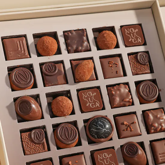 Nouga Happy Birthday Bonbons Chocolates Classic Trio Box