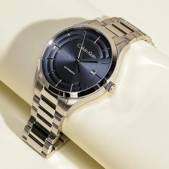 Calvin Klein Silver H-Link Automatic Men's Watch