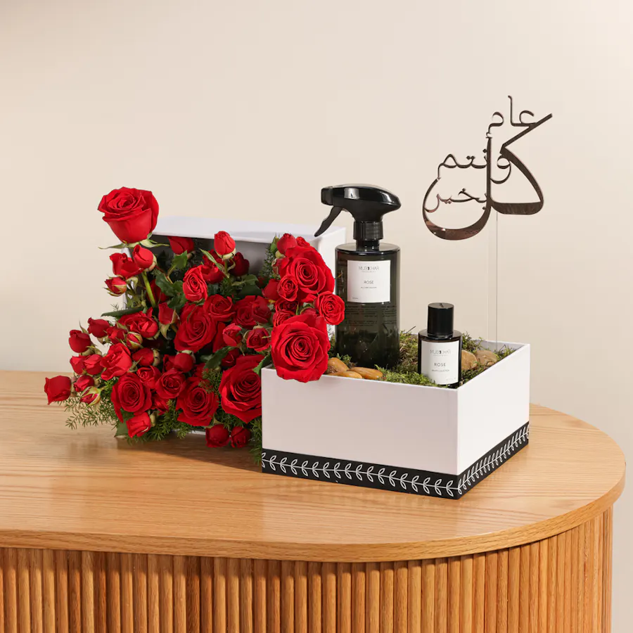 Mubkhar Rose Box | Red Roses 1
