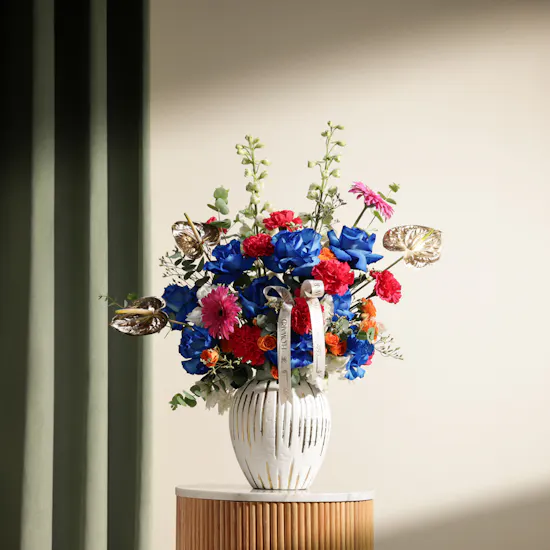 Celebration Bloom Flowers Vase
