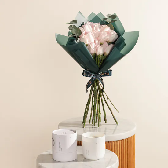 Mubkhar California Gold Scented Candle | Soft Flowers