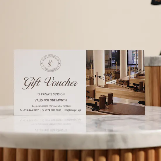 Sculpt Pilates Private Sessions Voucher | Joyful Flowers Vase