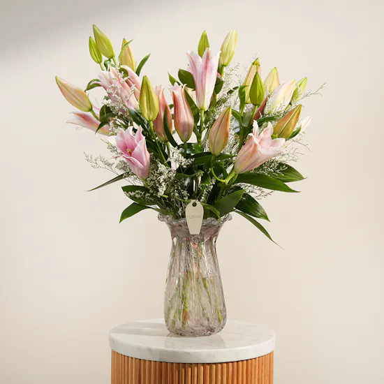 Pink Serenity Flower Vase