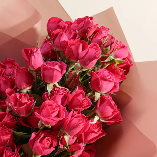 Fuchsia Heart Bouquet