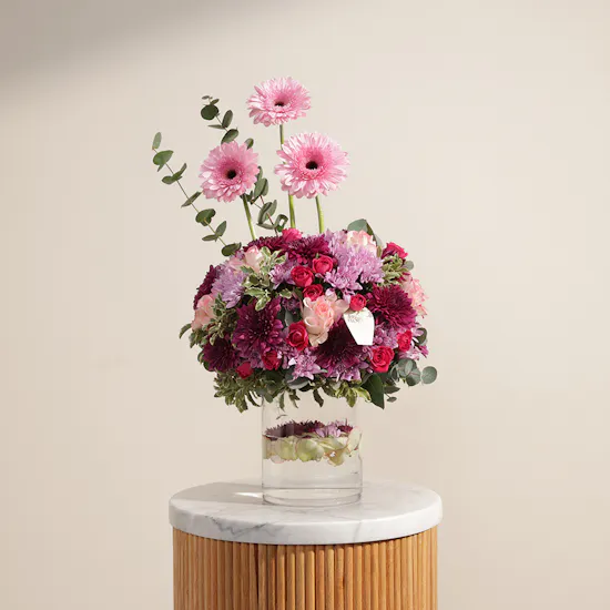 Cherry Lush Flower Vase