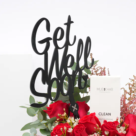 Mubkhar Clean Scented Sticks 220ml | Get Well Soon Blooms Vase