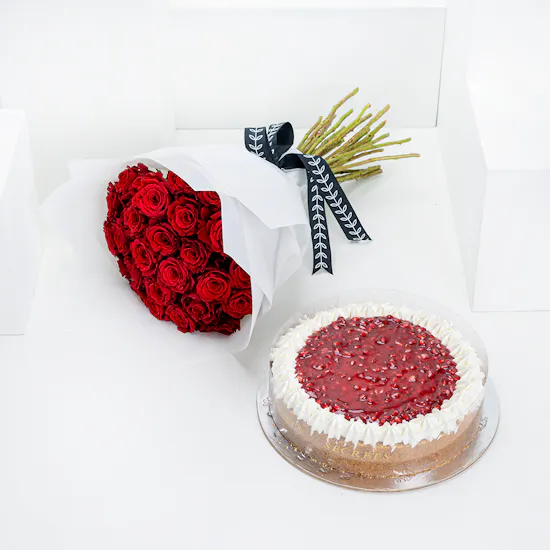 Secrets Cheesecake Pomegranate | Roses