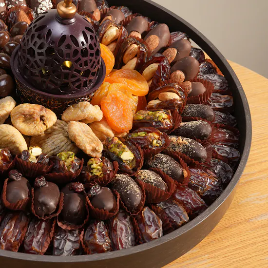 The Datery Stuffed Dates Tray With Incense Burner