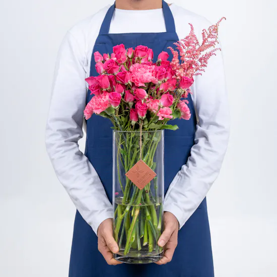 Welcome Girl | Cylinder Vase