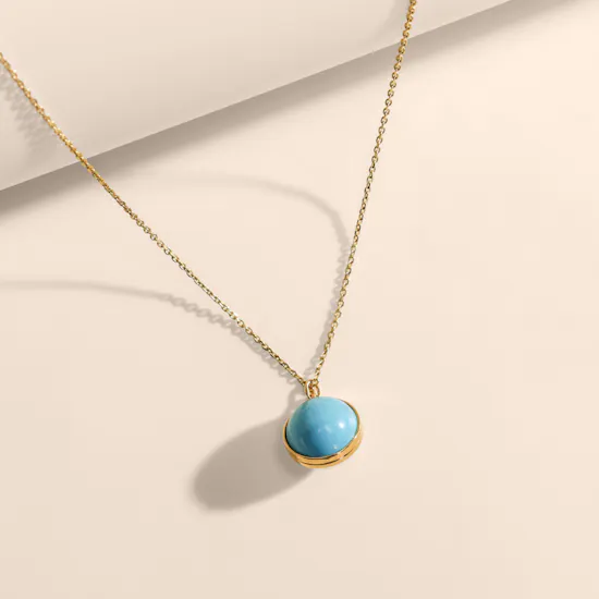Damas Kiku Glow Sphere Pearl & Turquoise Necklace
