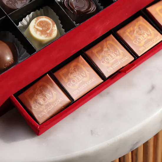 Godiva Royal Chocolate Box | Happy Birthday Flowers Vase