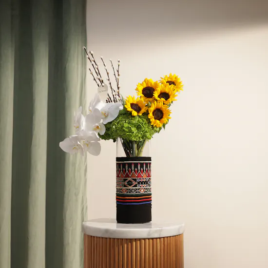 Threads of Legacy Flower Vase