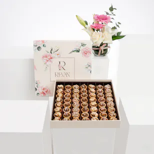Stuffed Caramel Biscuits With  Nuts