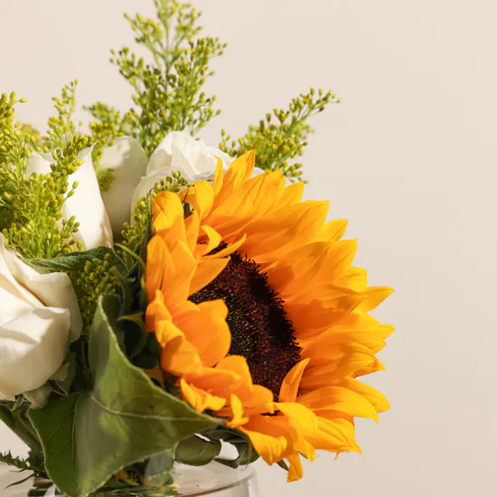 Golden Sunshine Delight Vase