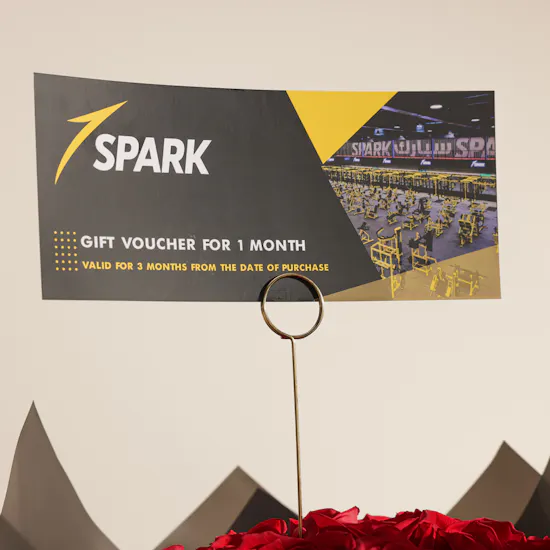 Spark Athletic Center Subscription Voucher for Men | Dazzling Flowers Bouquet