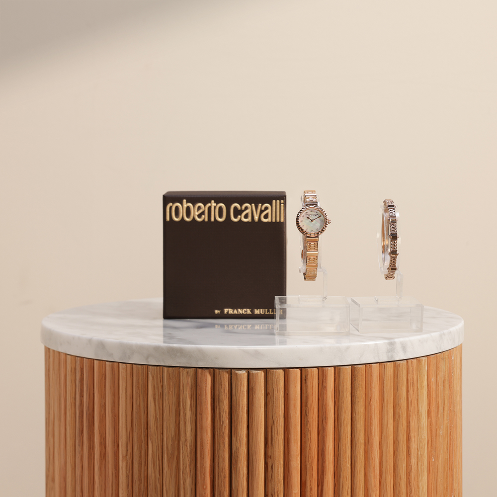 ساعة روبرتو كافالي  دايموند سكالا  للسيدات من فرانك مولر