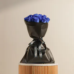 Royal Blue Rose Bouquet