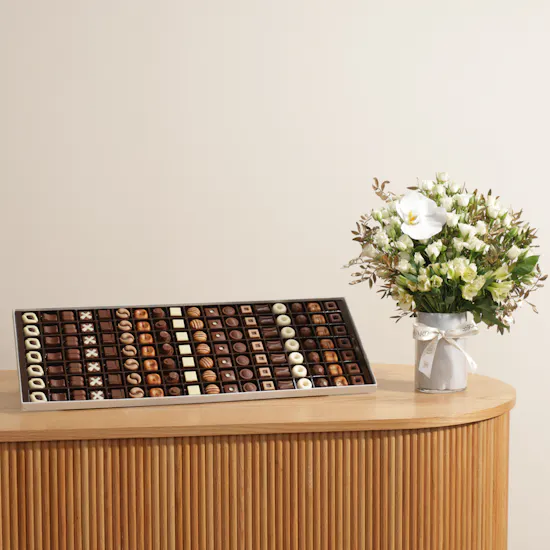 Chocoline New Long Chocolates Box | Devotion Flower Vase