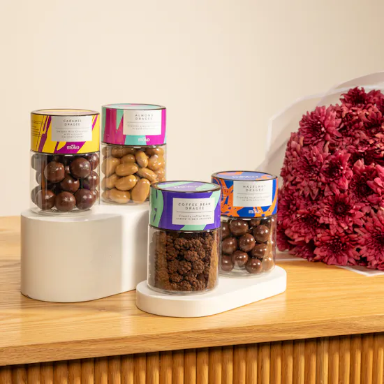 Moko Dragée Gift Jars | Romantic Flowers Bouquet