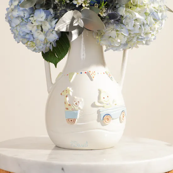 Keramos Studio Baby Boy Joy Flower Vase