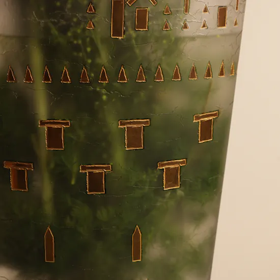 Artfeena Salwa Palace Gold Plated Flowers Vase