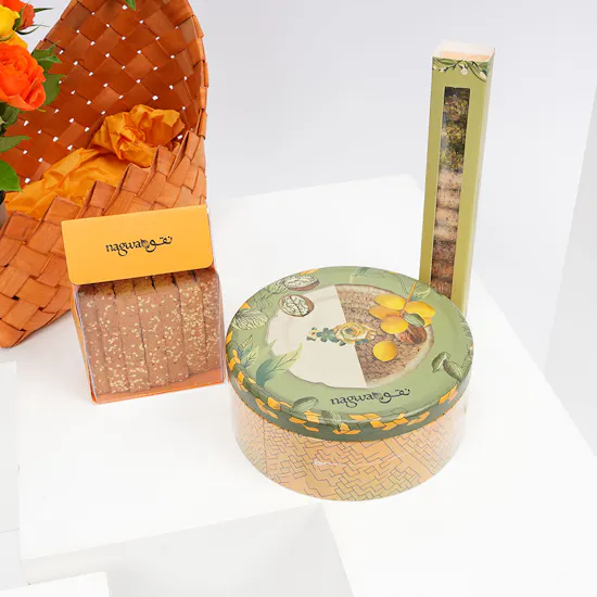 Nagwa Small Hamper & Sunshine Roses