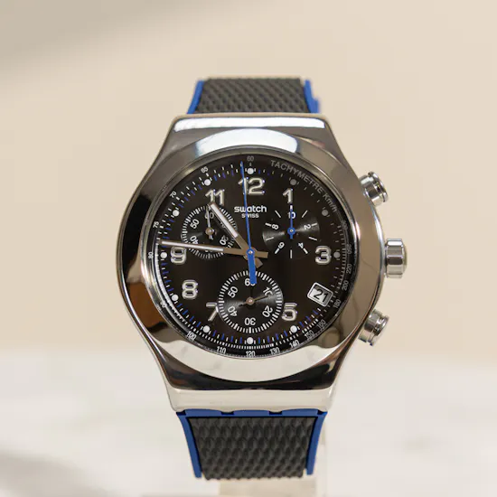 Swatch Secret Mission Men's Chronograph Watch
