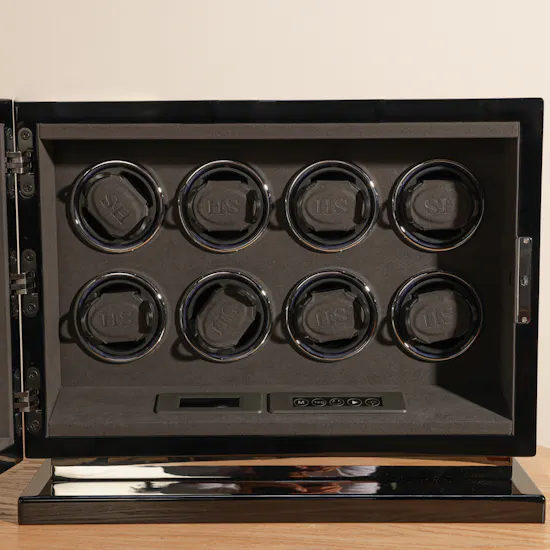 Heisse & Söhne Rome 8 Ebony Watch Winder
